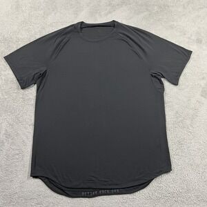 Lululemon Drysense Shirt Men 2XL Black Athletic Performance Training Gym Workout